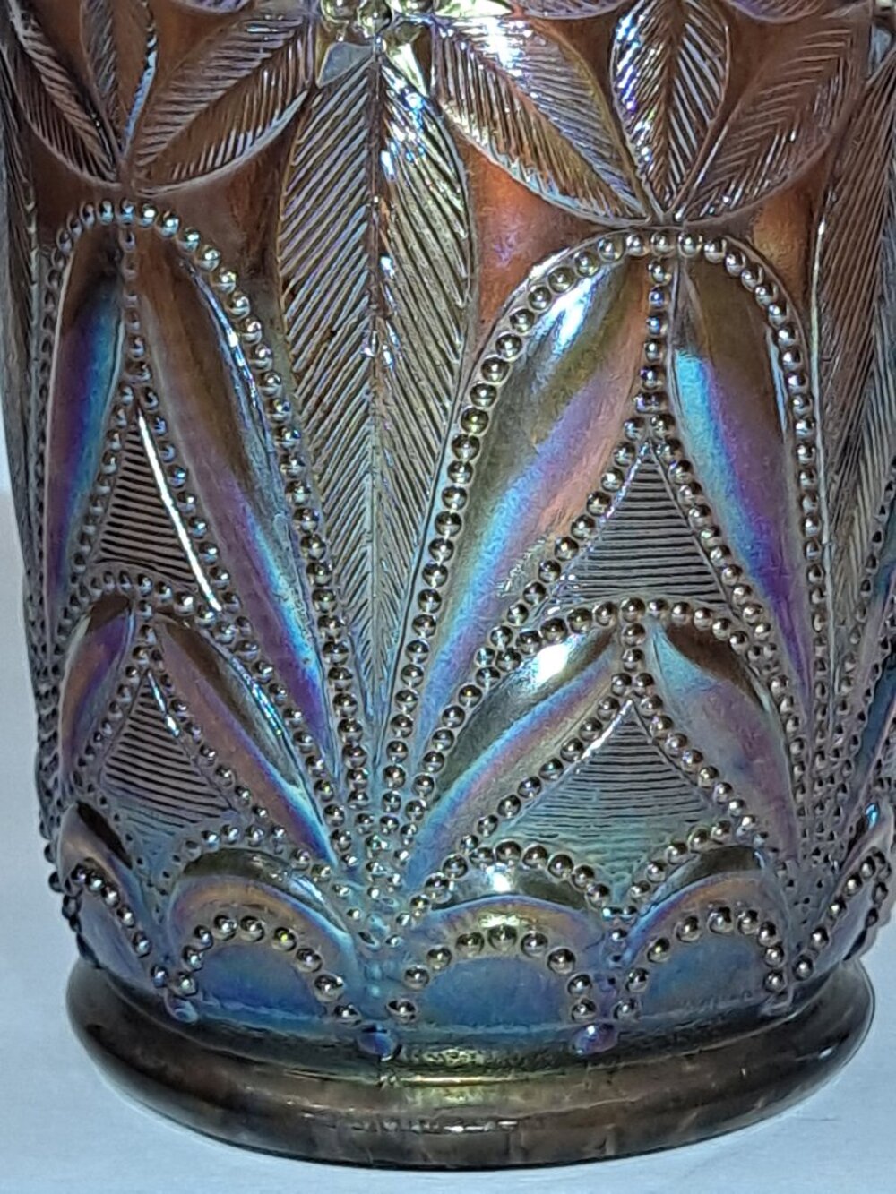 Vintage Imperial Glass Poinsetta Pitcher - Picture 11 of 12
